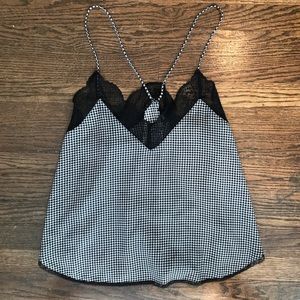 Lace tank top